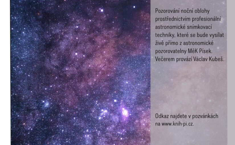 VEŘEJNÉ POZOROVÁNÍ NOČNÍ OBLOHY