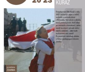 Dokumentární film Kuráž z roku 2021 zachycuje zápas o tvůrčí svobodu a svobodu slova v Bělorusku. Vytrvalost a odvaha tisíců protestujících, kteří volají po změnách a demokracii, zatím naráží na stejně vytrvalé státní násilí a zatýkání… Jaká bude budoucnost této země? Po promítání následuje debata o filmu s pedagogem Liborem Jandou. přednáškový sál