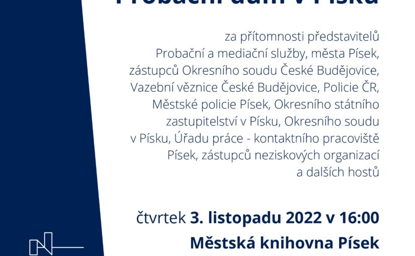 PROBAČNÍ DŮM V PÍSKU