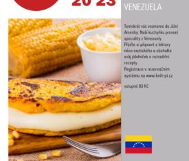Tentokrát vás vezmeme do Jižní Ameriky. Naši kuchyňku provoní speciality z Venezuely. Přijďte si připravit s lektory něco exotického a obohaťte svůj jídelníček o netradiční recepty.  / nutná rezervace, vstupné 80 Kč, výcviková kuchyňka, 2 . patro