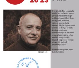 Proč je waldorfská pedagogika vhodná pro současnou mladou generaci i na středním stupni vzdělávání, vysvětlí Godi Keller, norský učitel, spisovatel, oblíbený lektor a skvělý vypravěč. Součástí programu je vernisáž výstavy děl studentů waldorfských lyceí. Přednáška v anglickém jazyce bude tlumočena. Sál 