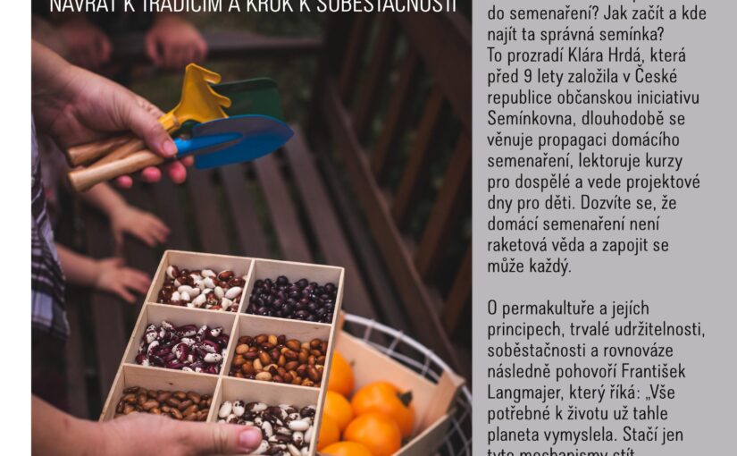 Semínkovny, permakultura a SWAP rostlin