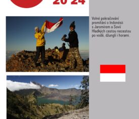 Volné pokračování promítání o Indonésii s Jaromírem a Sovií Hladkých cestou necestou po vodě, džunglí i horami. Sál 
