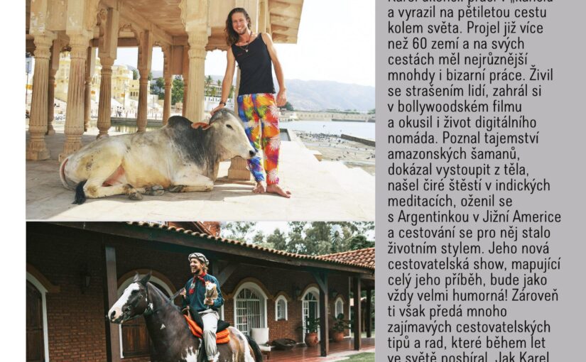 Karel Štěpánek: Cestování jako životní styl 