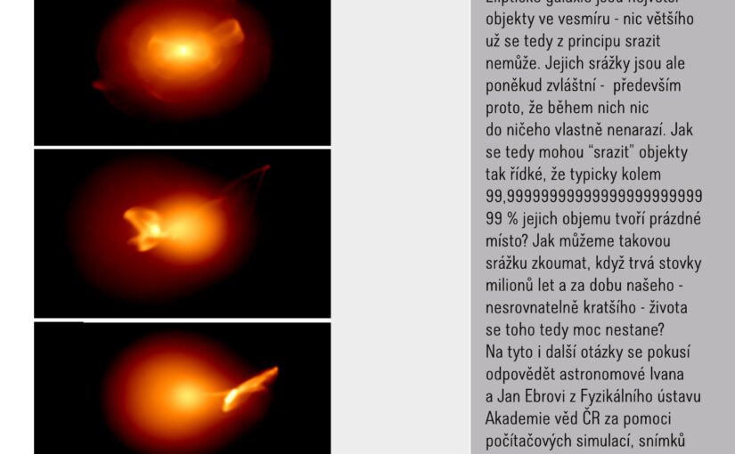 Dáme vědu: Ivana Ebrová, Jan Ebr: Největší srážky ve vesmíru