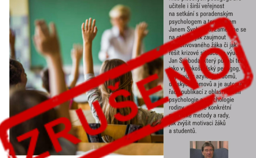 ZRUŠENO Techniky zvýšení motivace žáků a studentů 