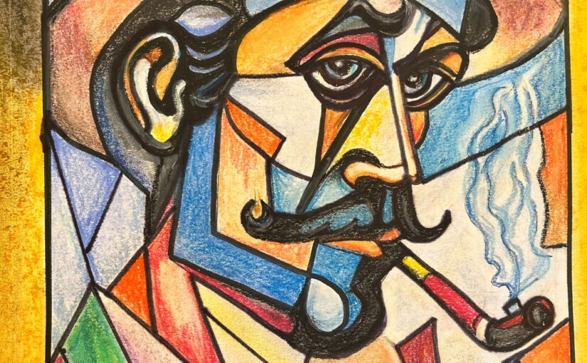 Práce účastníků výtvarného kurzu