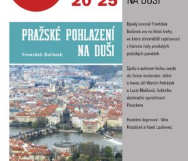 Bývalý novinář František Bořánek zve na křest knihy, ve které shromáždil zajímavosti z historie řady proslulých pražských památek. Spolu s autorem knihu uvede do života moderátor, dabér a herec Jiří Werich Petrášek a Lucie Mašková, ředitelka destinační společnosti Píseckem. / sál 