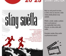 Když se svět ponoří do ticha a světlo zmizí za obzorem, může i letmý dotek přinést nový začátek. Příběh o ztrátě, naději a setkání, které nechá planout i ty nejskrytější části srdce. Protože i ve stínu může zářit světlo. Promítání snímku Stíny světla za přítomnosti autorů. / sál 