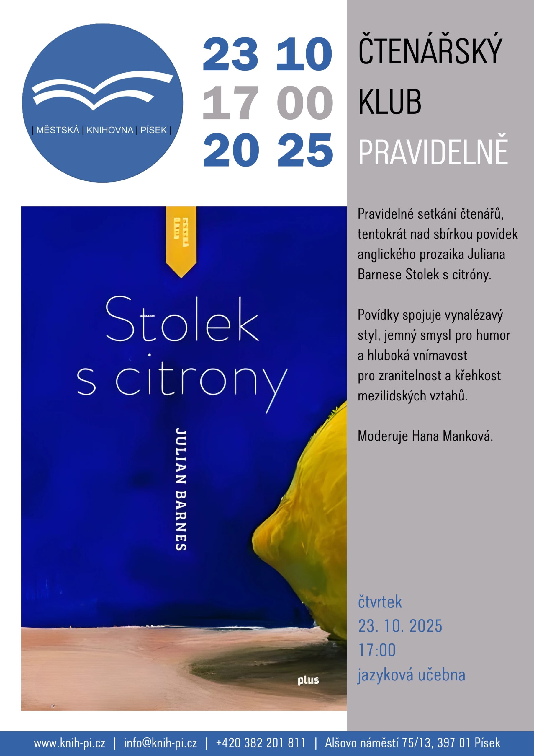 Čtenářský Klub říjen