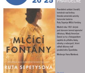 Pravidelné setkání čtenářů, tentokrát nad knihou litevsko-americké autorky historické beletrie Ruty Sepetys Mlčící fontány. Madrid roku 1957 skrývá pod sluncem temná tajemství diktatury. Mladý Američan Daniel se tu s fotoaparátem zaplétá do příběhu lásky, odvahy a nebezpečí, které odhalí děsivou tvář poválečného Španělska. Moderuje Hana Manková. / jazyková učebna 