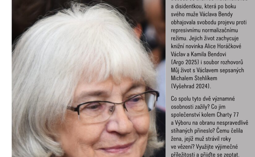 S Kamilou Bendovou nejen o Chartě 77 