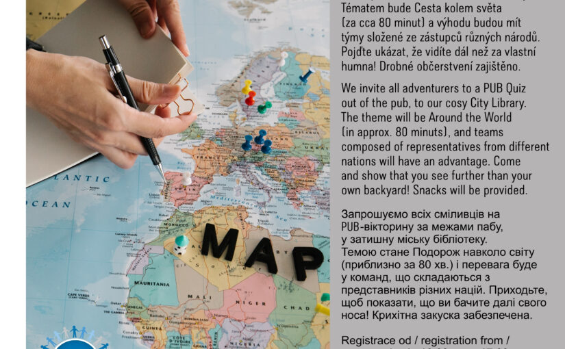 Svět v Písku a PUB KVÍZ: Cesta kolem světa 