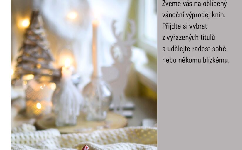 Vánoční výprodej knih