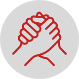 Ikona - ruce podpory