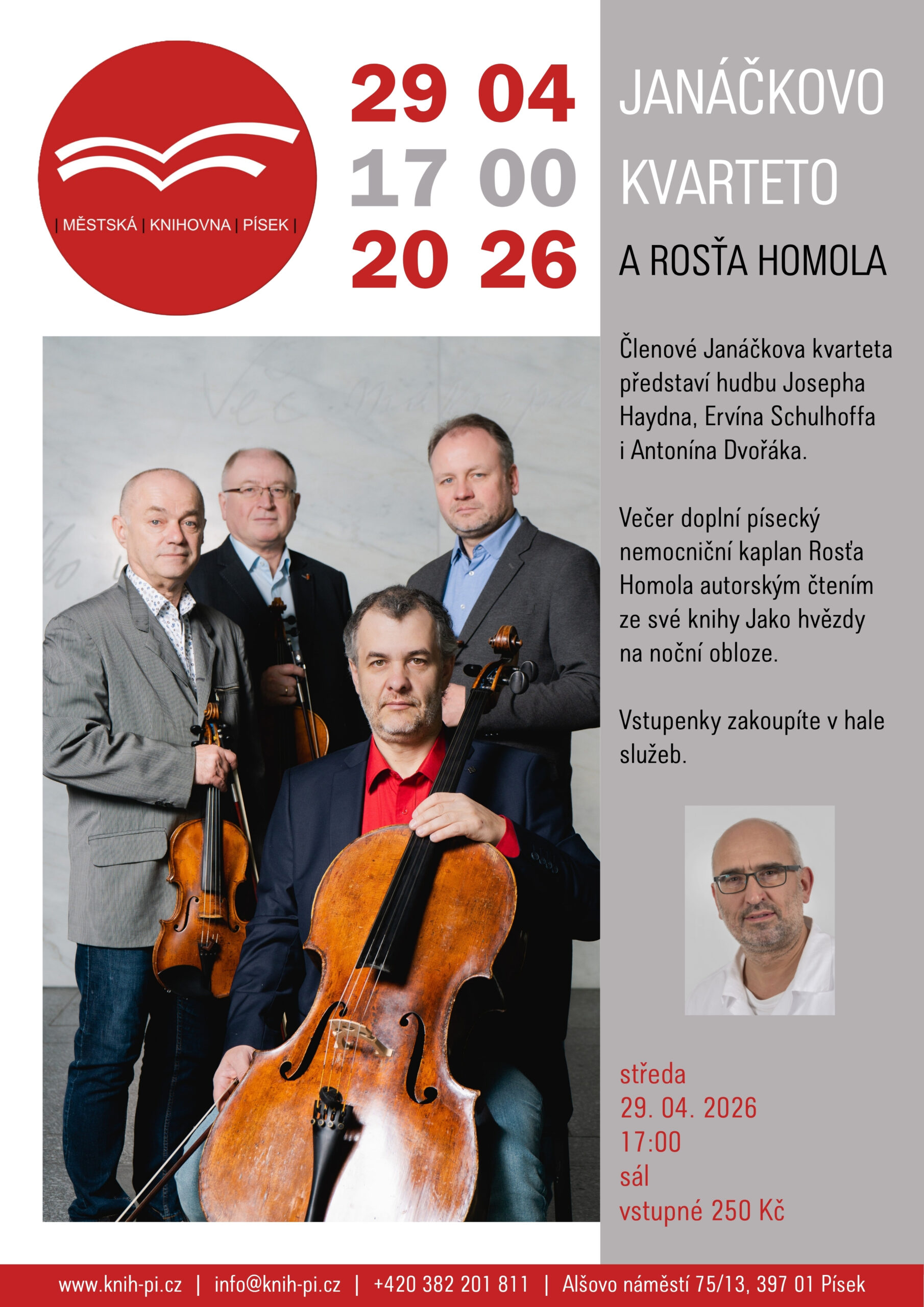 Janáčkovo kvarteto a&nbsp;Rosťa Homola 
