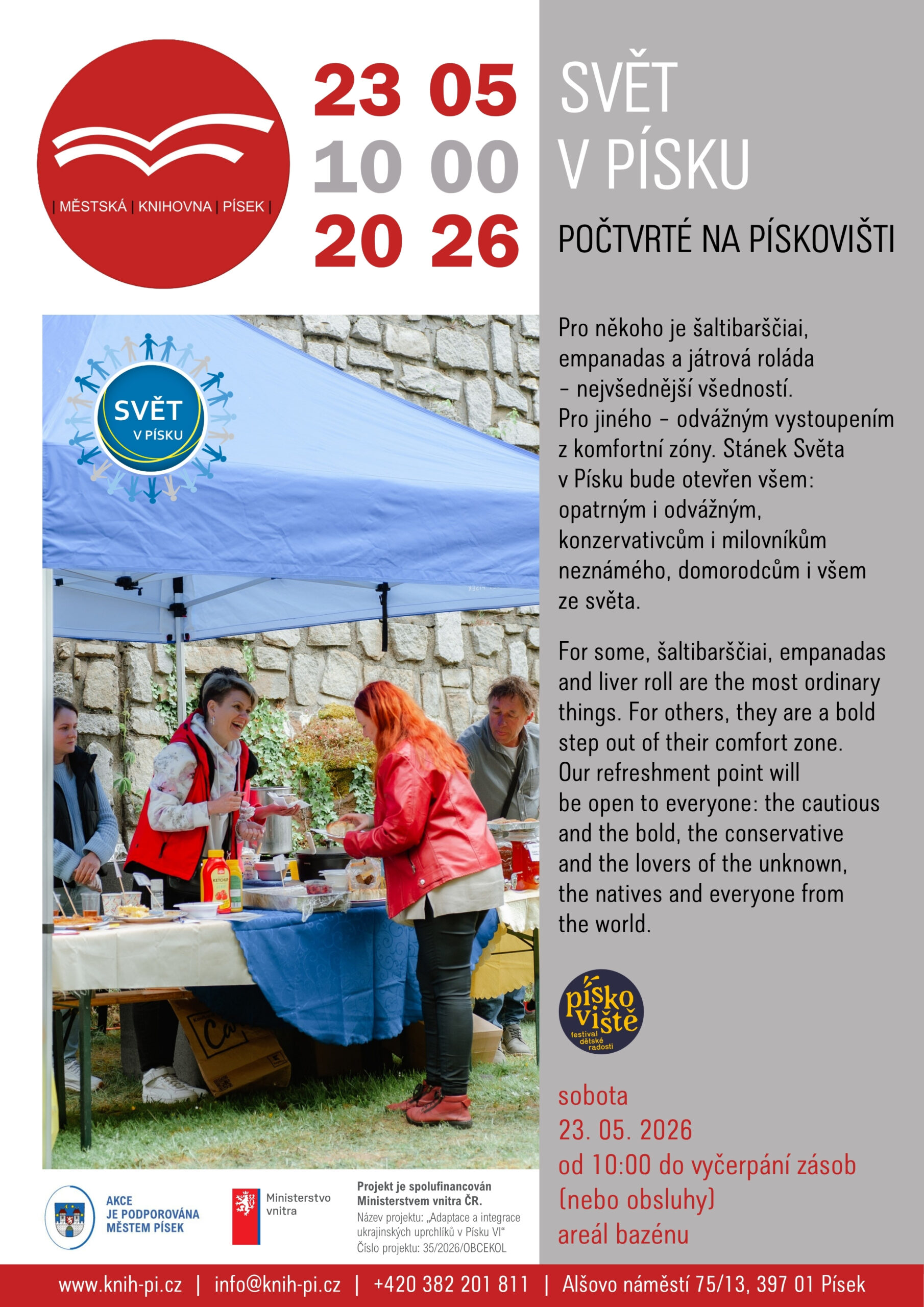 Svět v&nbsp;Písku počtvrté na Pískovišti