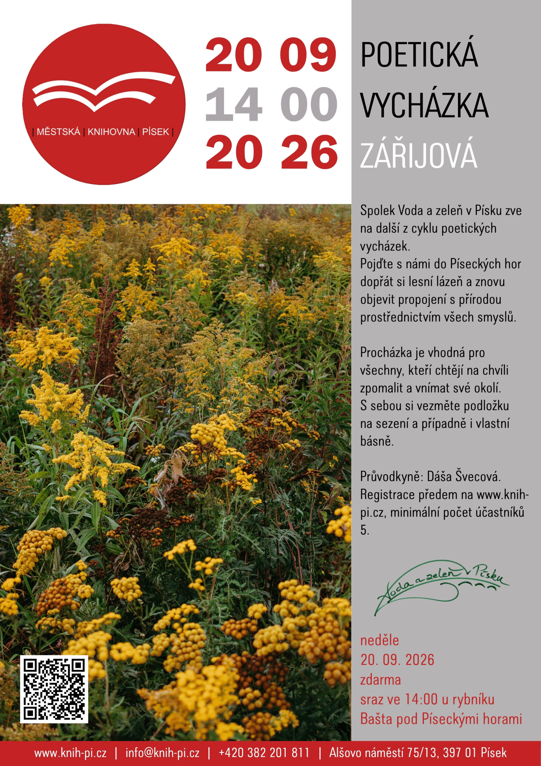 Poetická vycházka: Zářijová