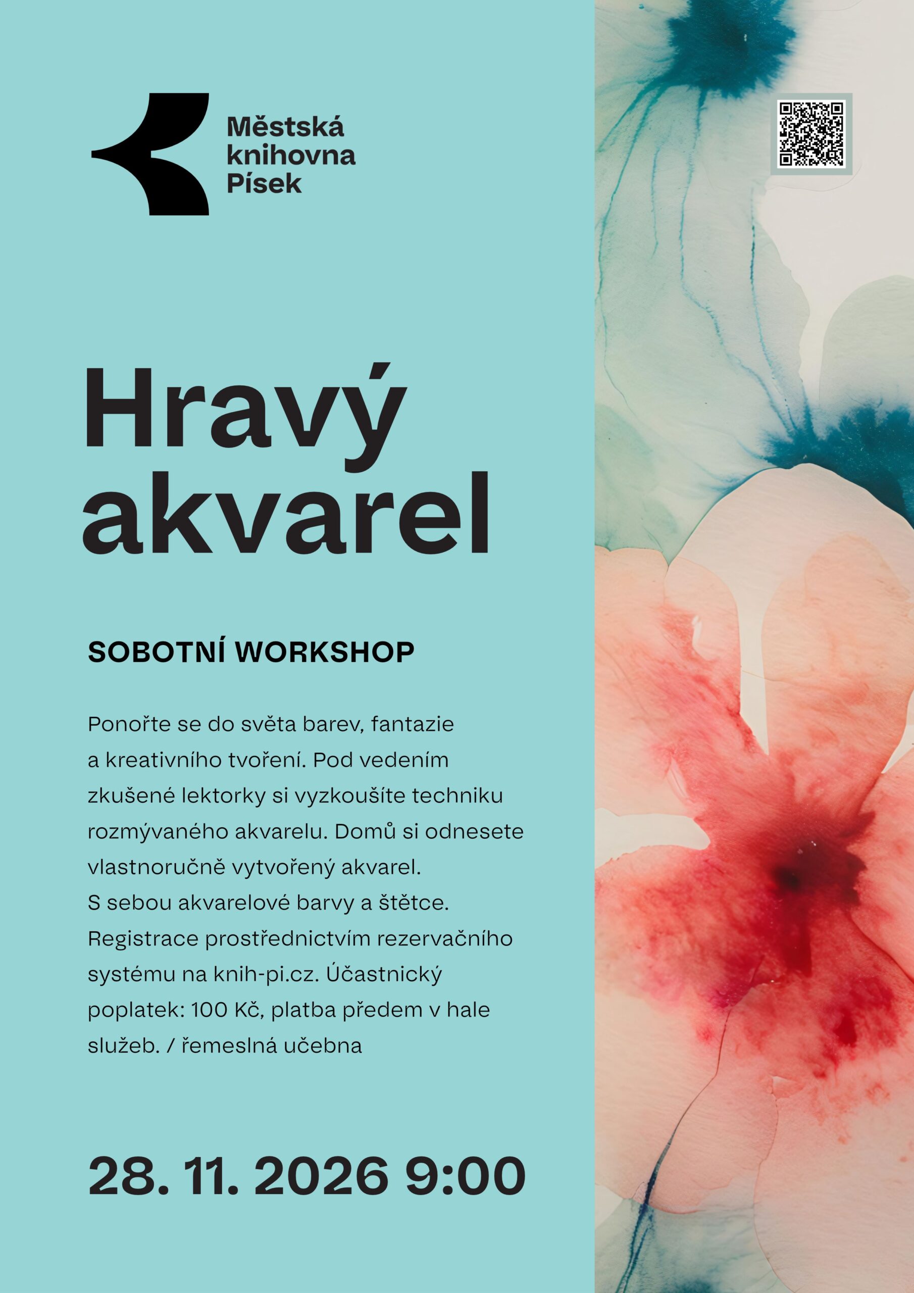Sobotní workshop: Hravý akvarel