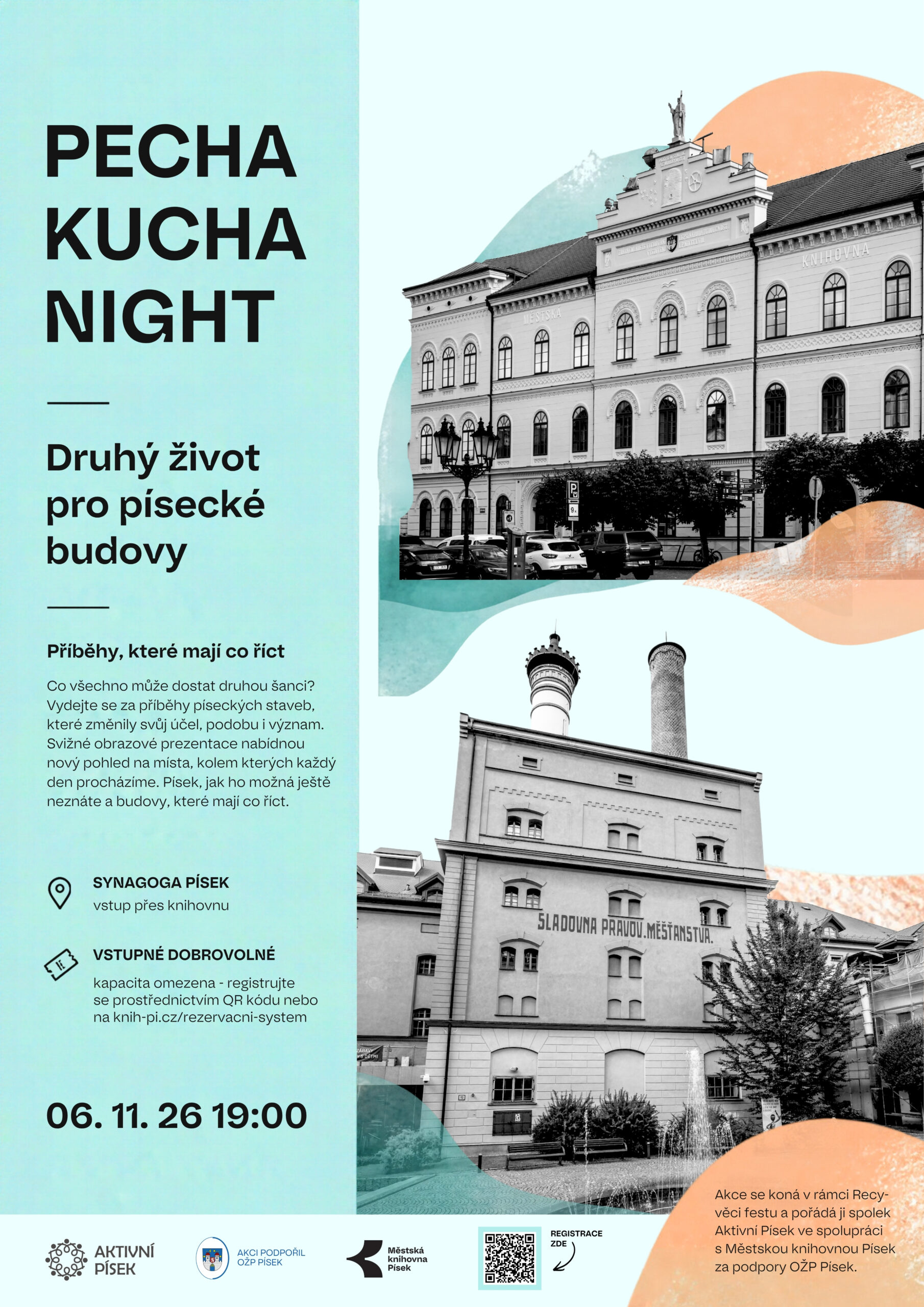 Pecha Kucha Night: Druhý život pro písecké budovy